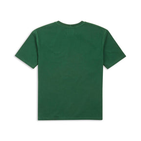 Drake's Forest Green Cotton Crew Neck Hiking T-Shirt FINAL SALE