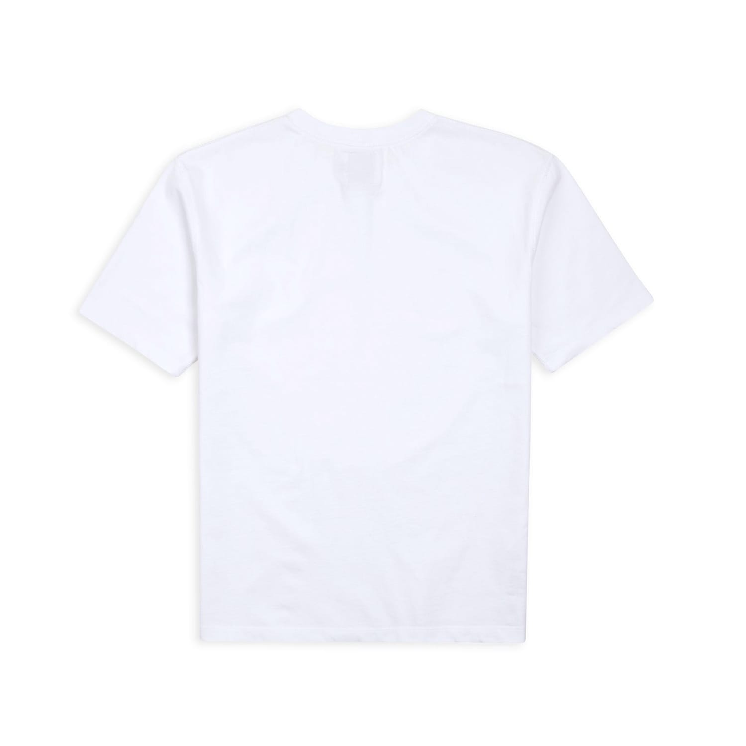 Drake's White Cotton Crew Neck Hiking T-Shirt FINAL SALE