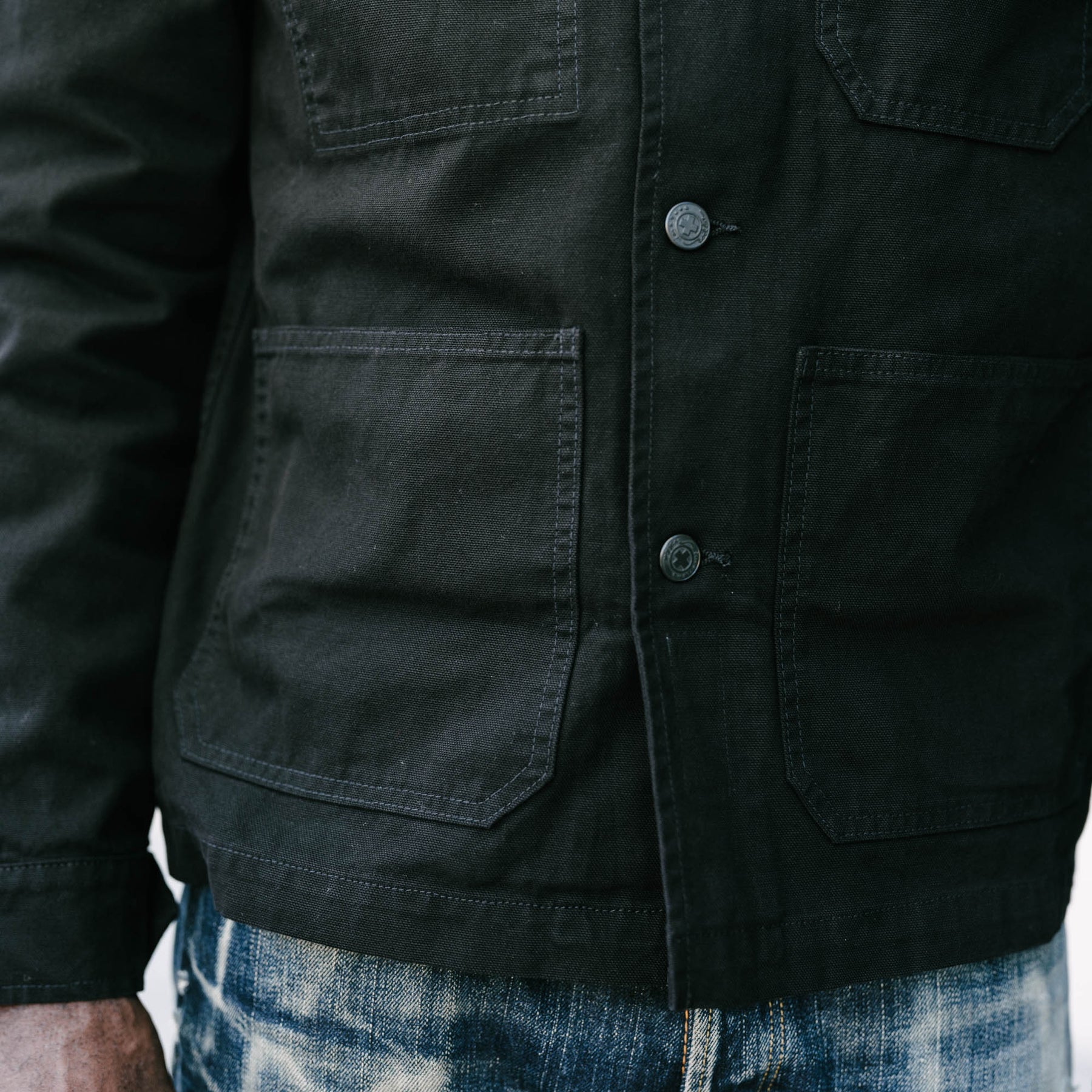 Imogene + Willie Jack Jacket in Overdyed Slate