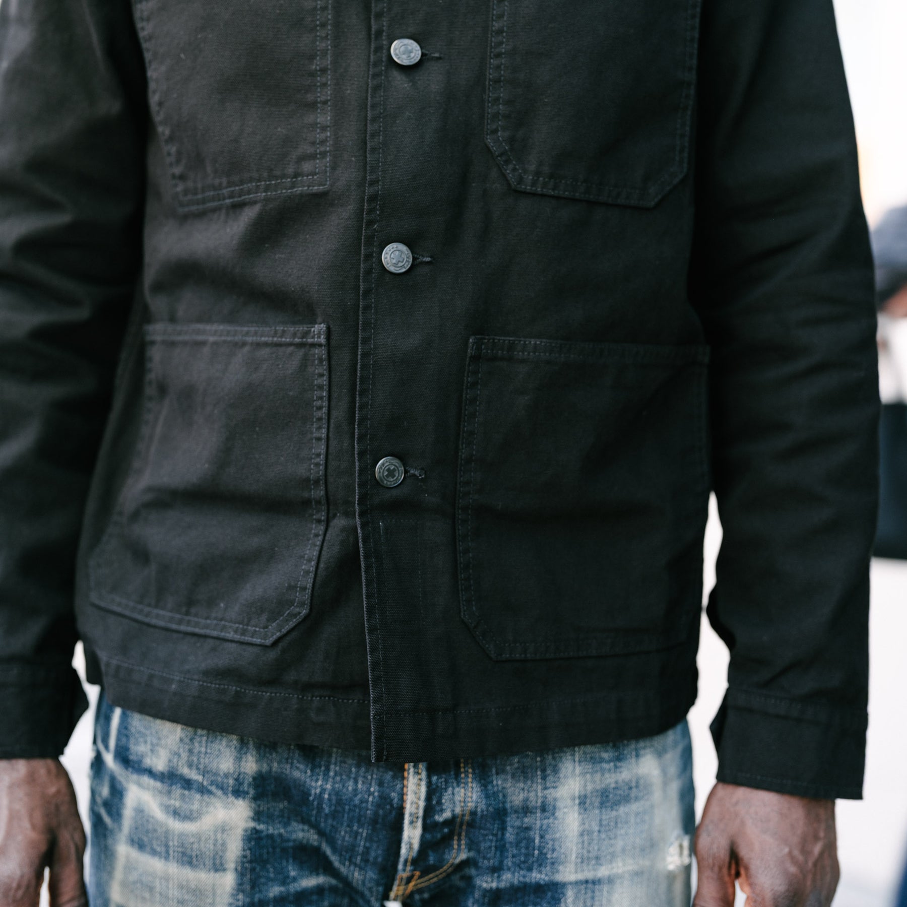 Imogene + Willie Jack Jacket in Overdyed Slate