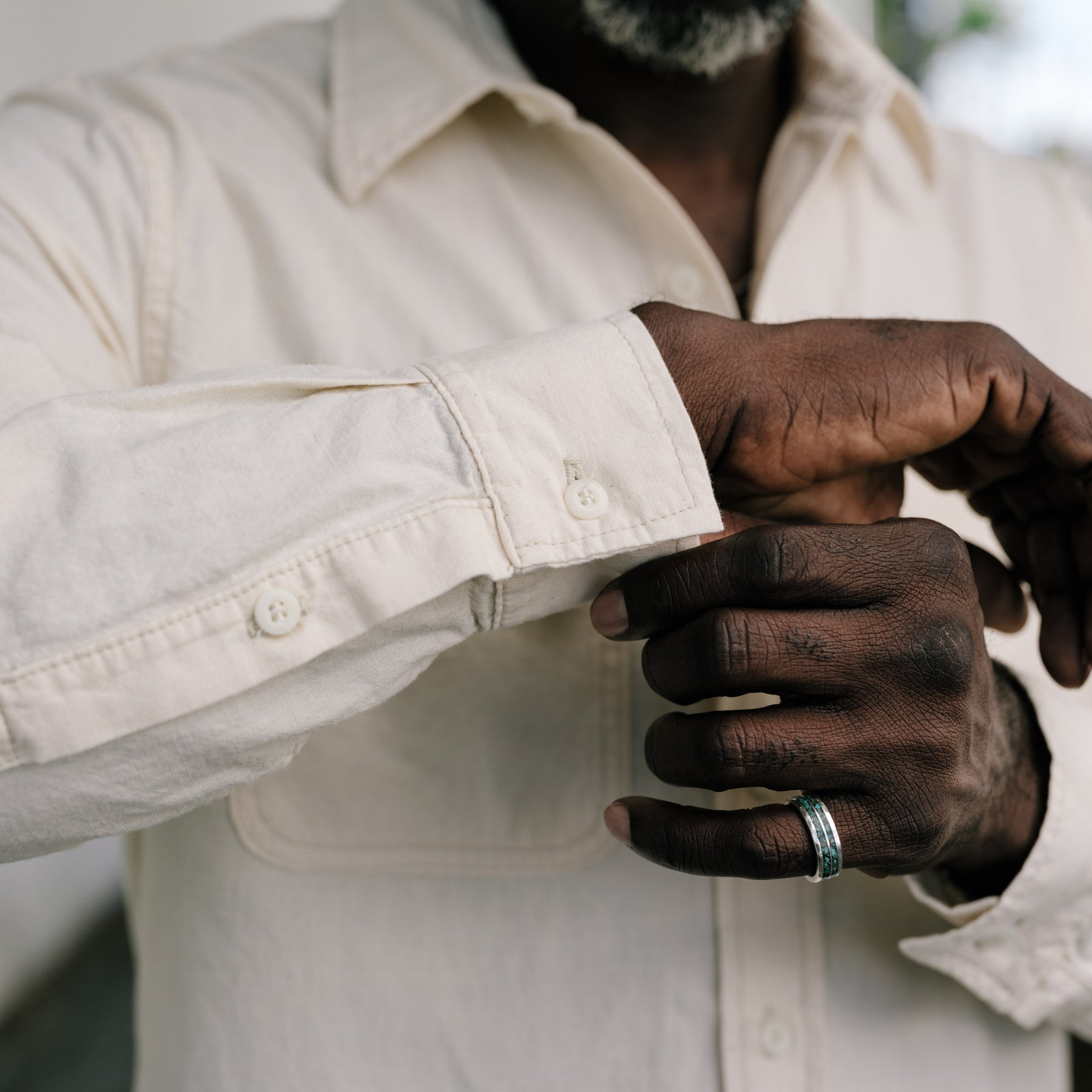 Imogene + Willie Earl Natural Chambray