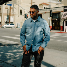 Imogene + Willie Hayes Washed Pearl Snap