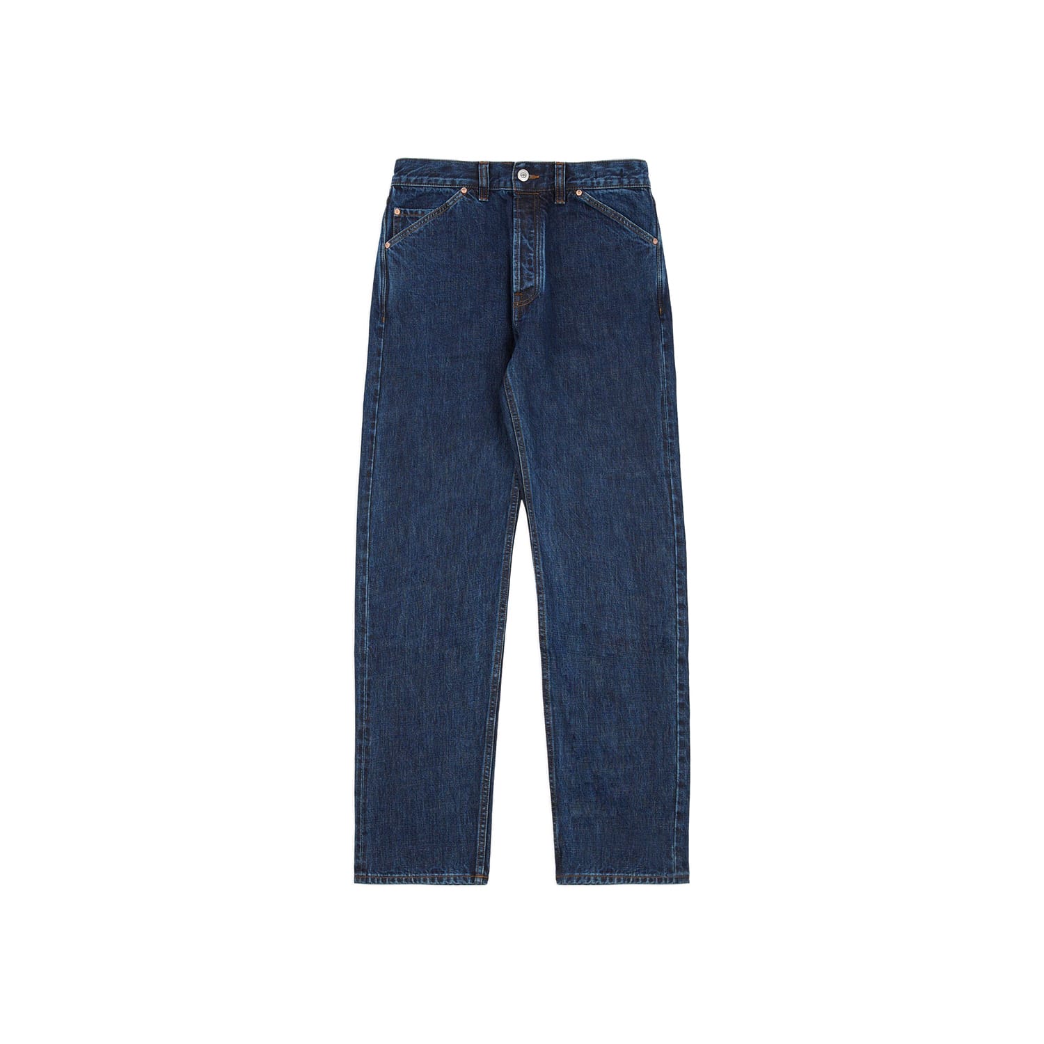 Drake's Stone Wash 14.2oz Japanese Selvedge Denim Five-Pocket Jeans