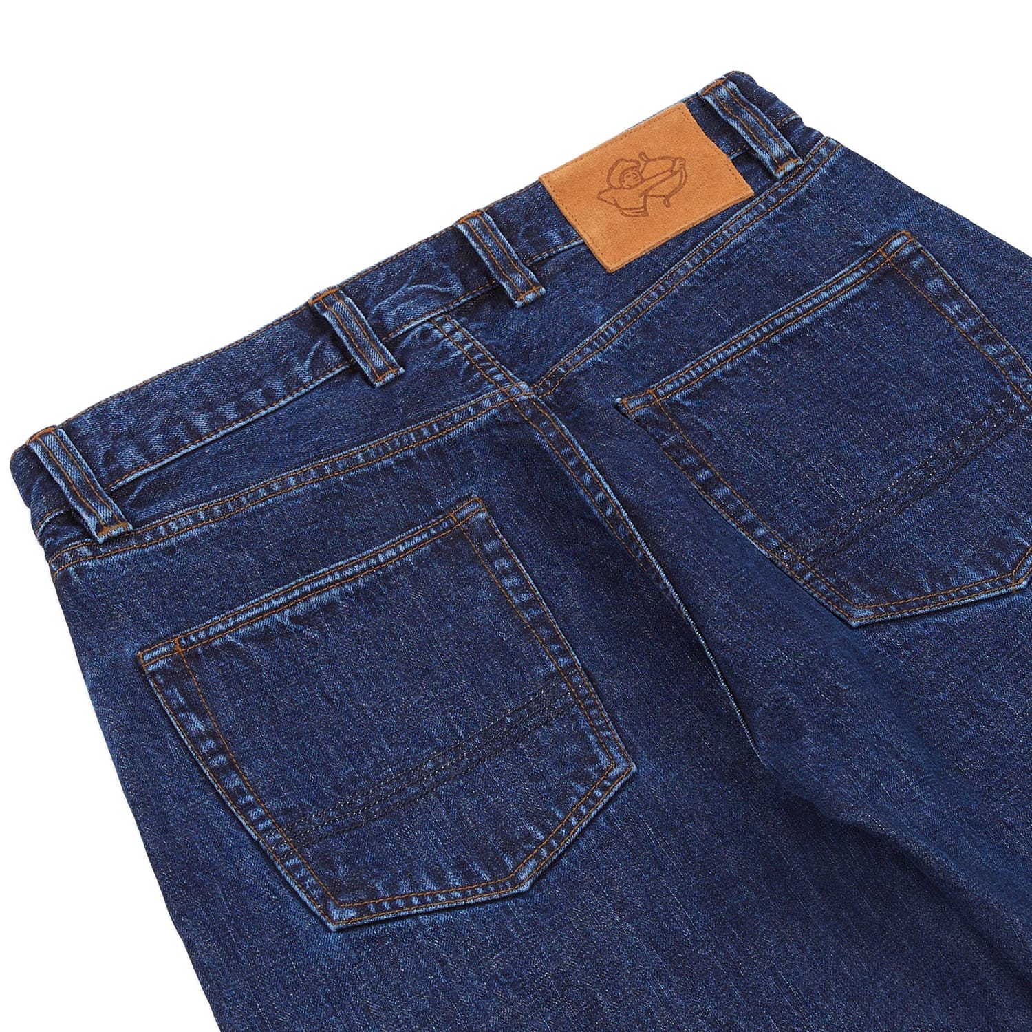 Drake's Stone Wash 14.2oz Japanese Selvedge Denim Five-Pocket Jeans