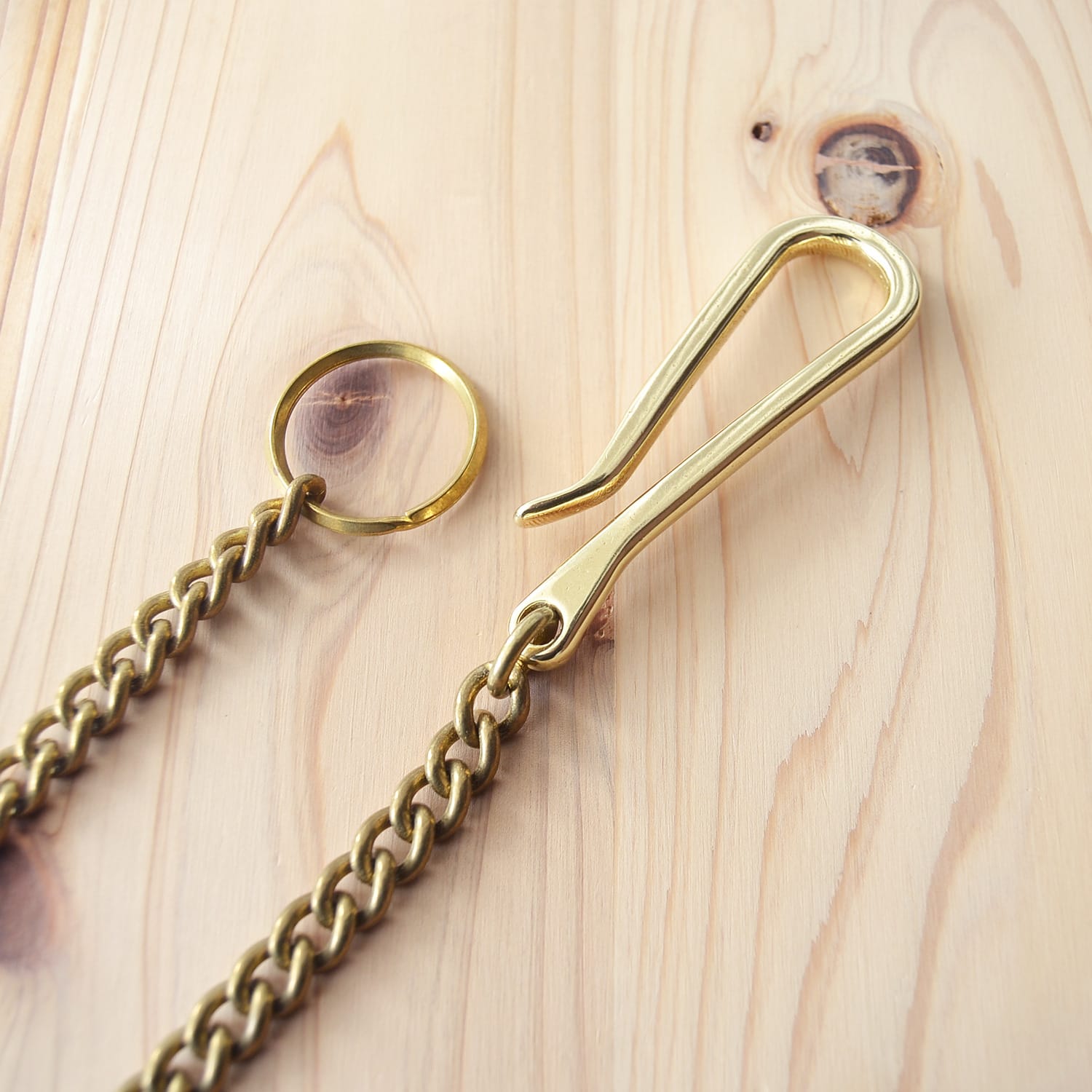 Kobashi Studio Key Chain Twist Brass