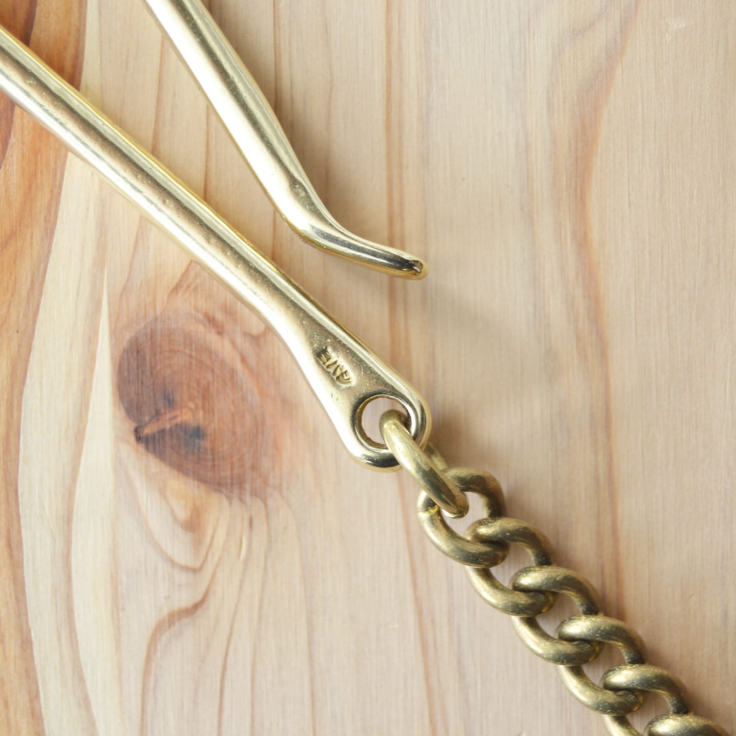 Kobashi Studio Key Chain Twist Brass