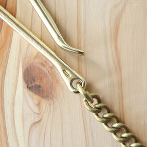 Kobashi Studio Key Chain Twist Brass