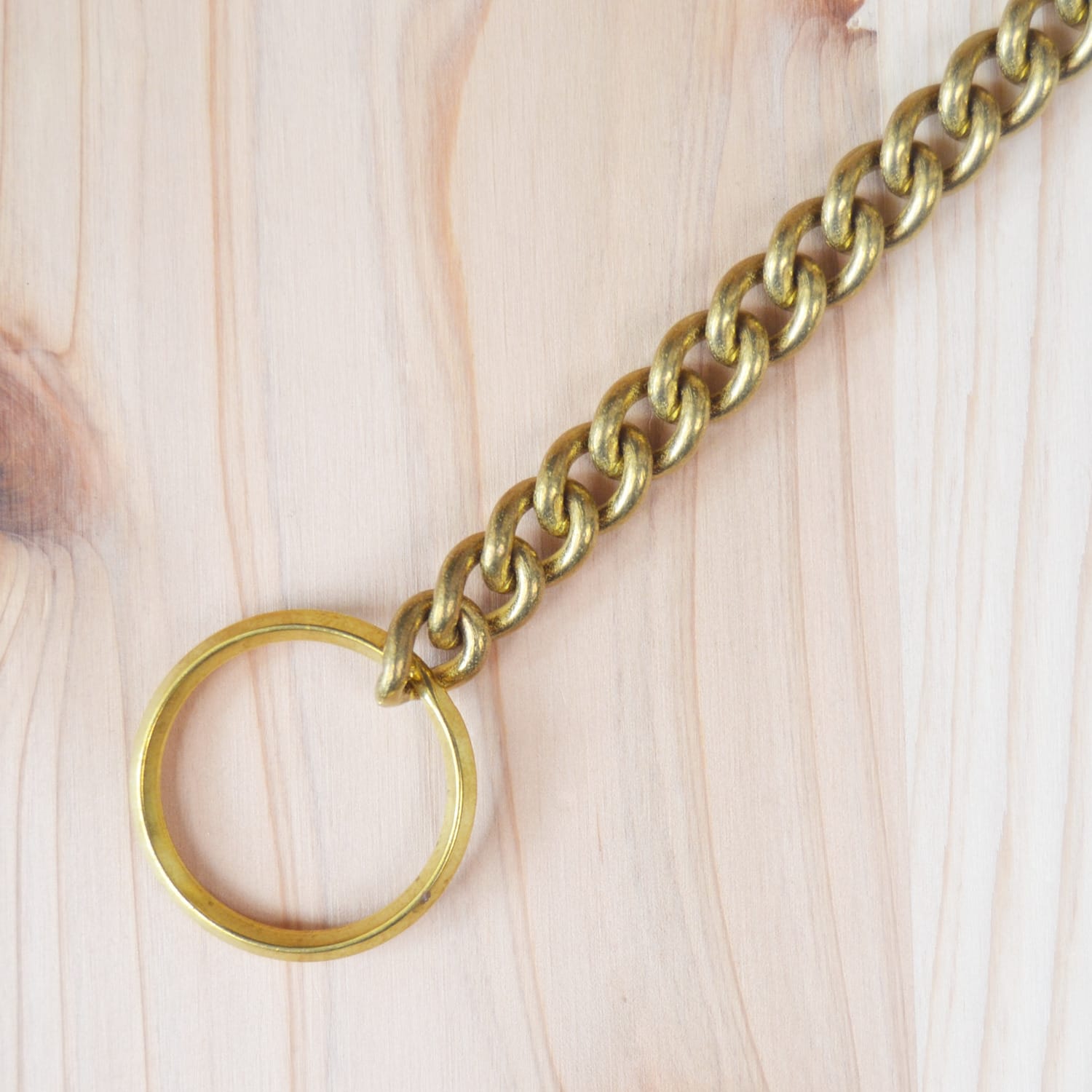 Kobashi Studio Key Chain Twist Brass
