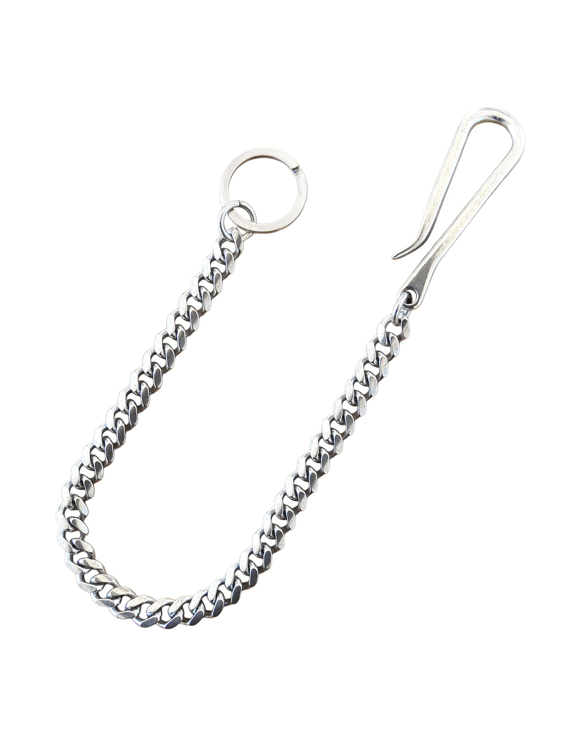 Kobashi Studio Key Chain Twist Super Tumbled 3mm Silver Plated