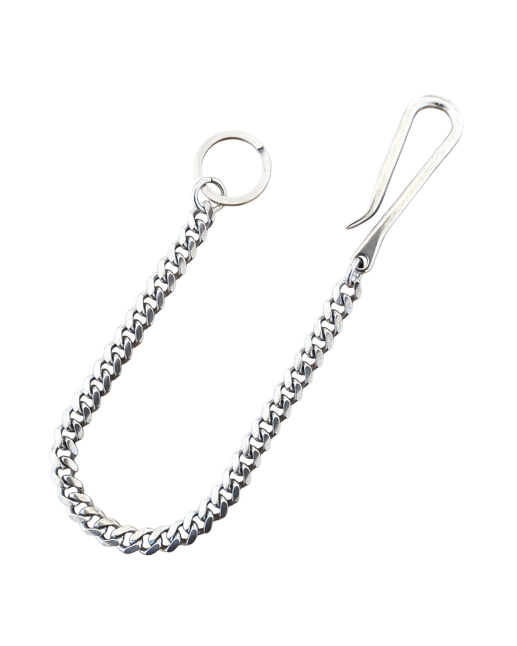 Kobashi Studio Key Chain Twist Super Tumbled 3mm Silver Plated