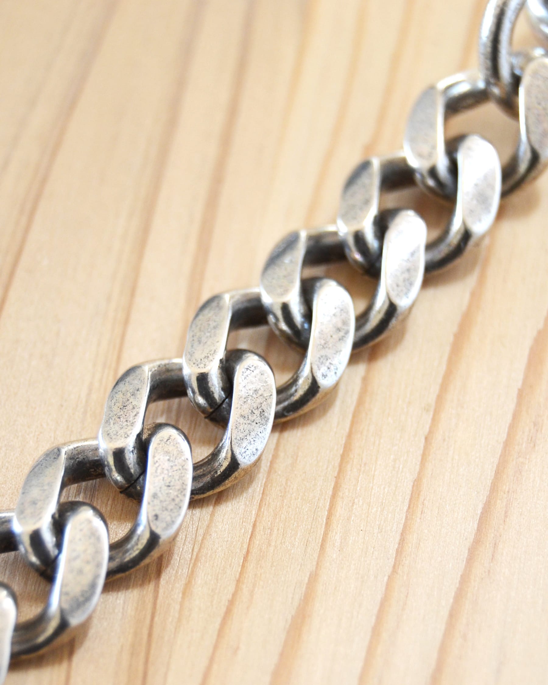 Kobashi Studio Key Chain Twist Super Tumbled 3mm Silver Plated