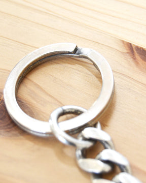 Kobashi Studio Key Chain Twist Super Tumbled 3mm Silver Plated