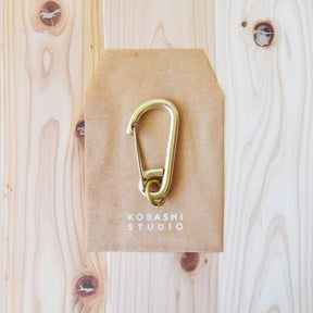 Kobashi Studio Large Carabiner Brass