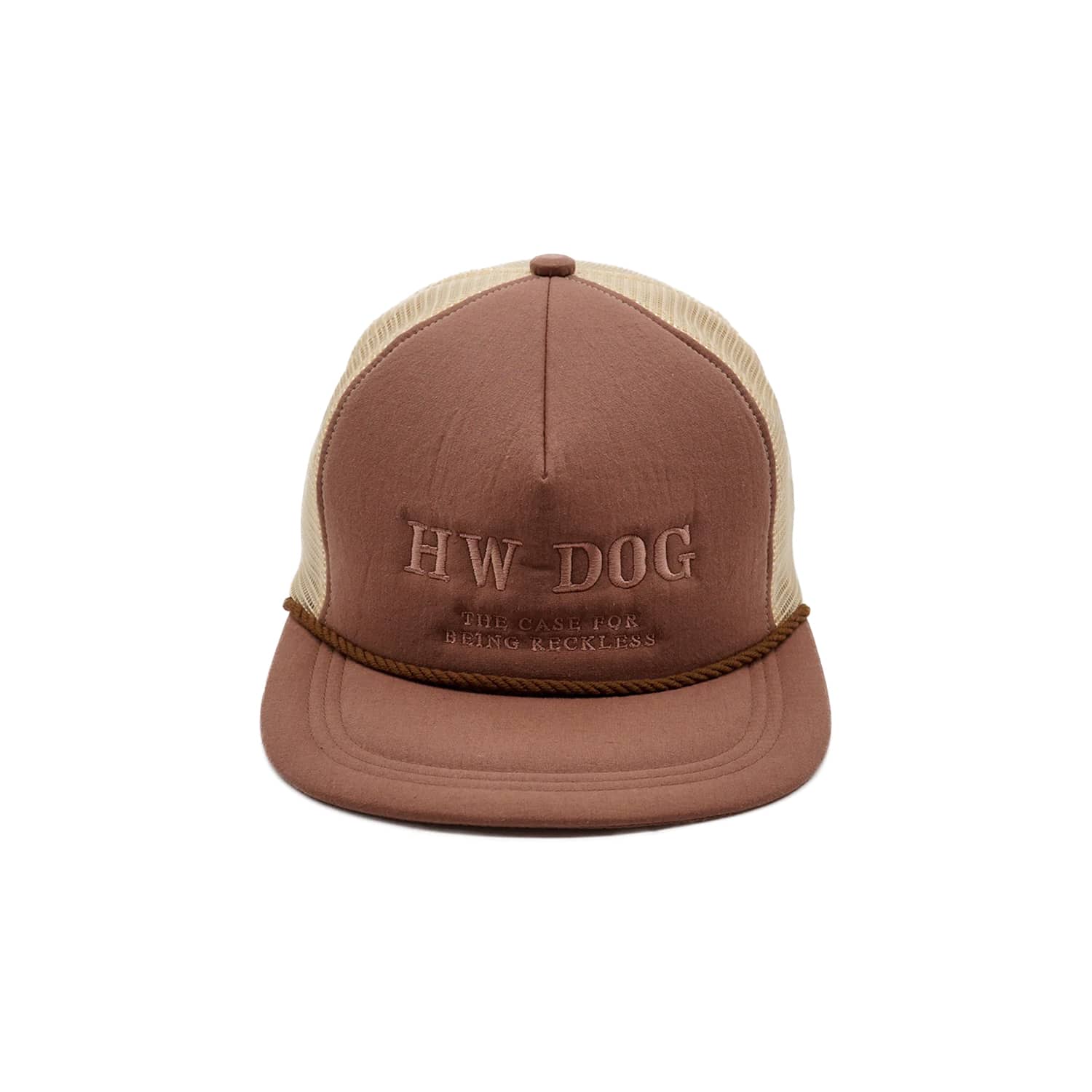 H.W. Dog & Co. Mesh Trucker Cap Brown FINAL SALE