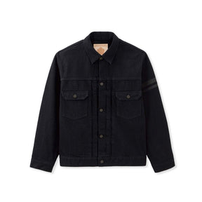 Momotaro MMGJ11025S #002 15.7oz Classic Denim Jacket Black