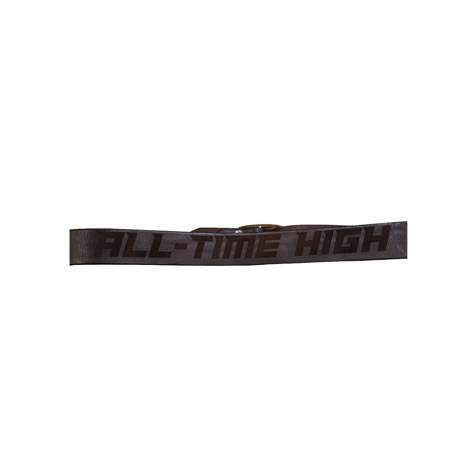 All-Time High Monterey Laser Engraved Leather Belt Dark Brown FINAL SALE