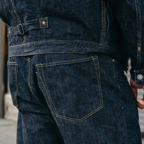 Omoto 0615 13.5oz Denim Relax Fit Button Fly