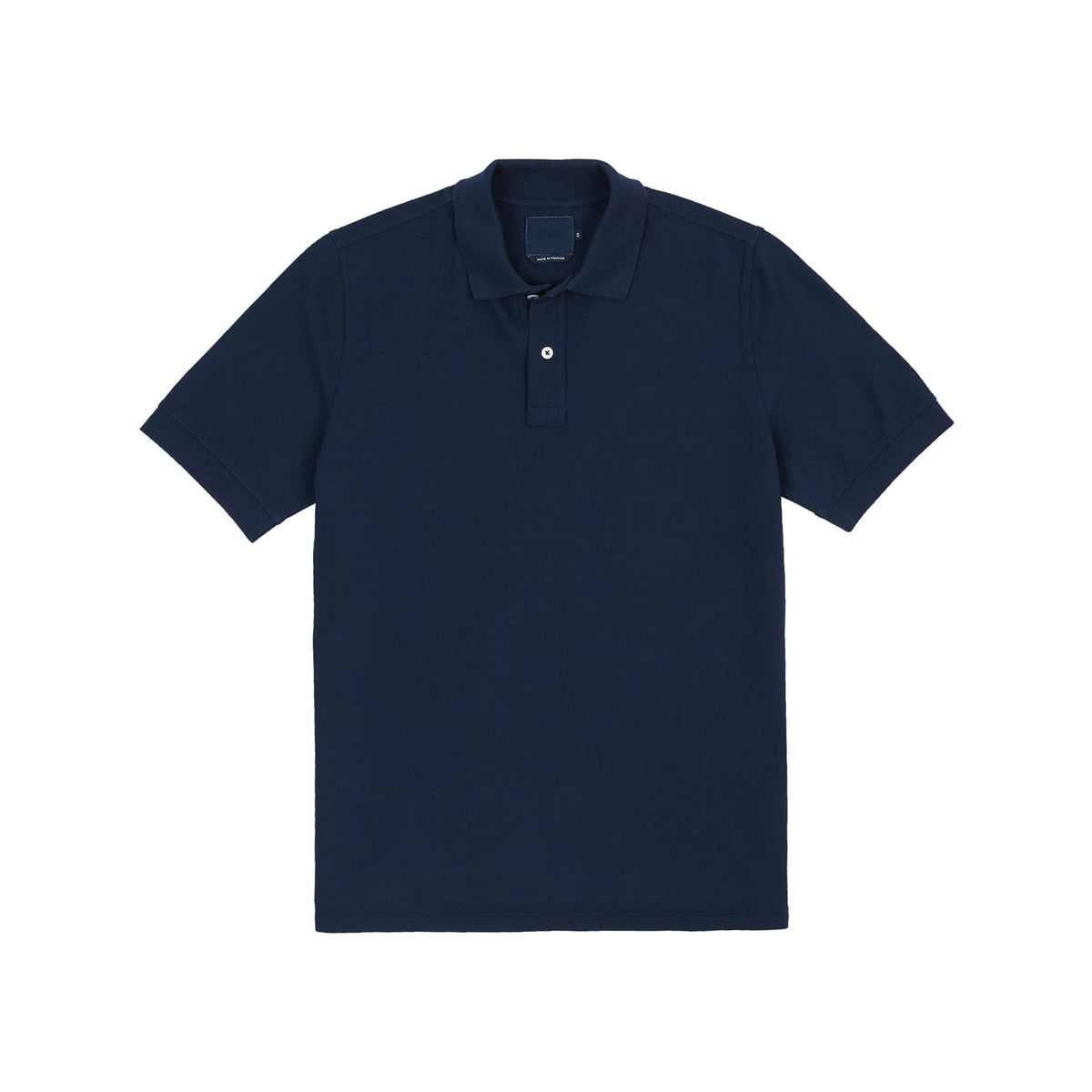 Drake's Dark Navy Piqué Cotton Polo Shirt FINAL SALE