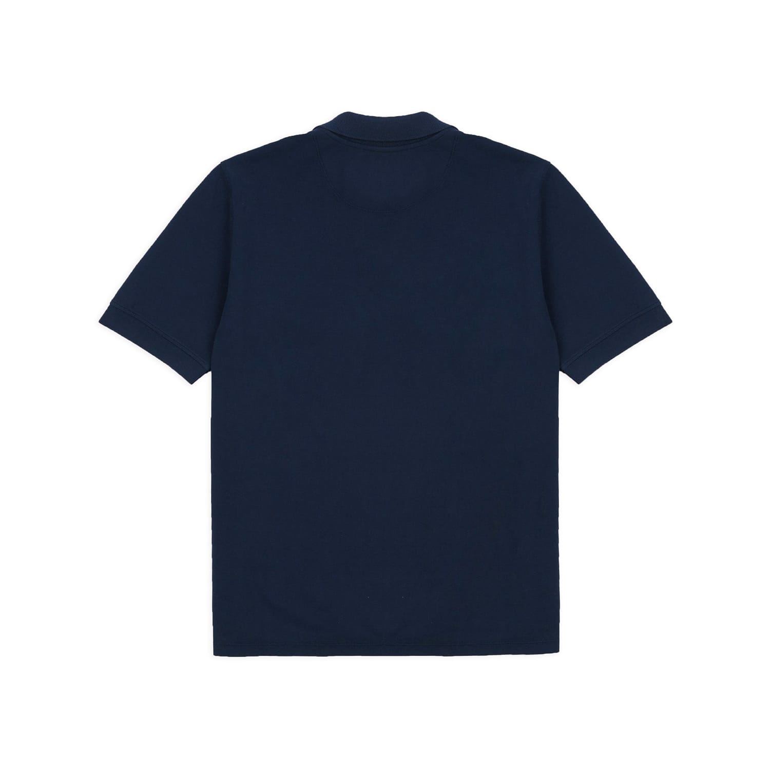 Drake's Dark Navy Piqué Cotton Polo Shirt FINAL SALE