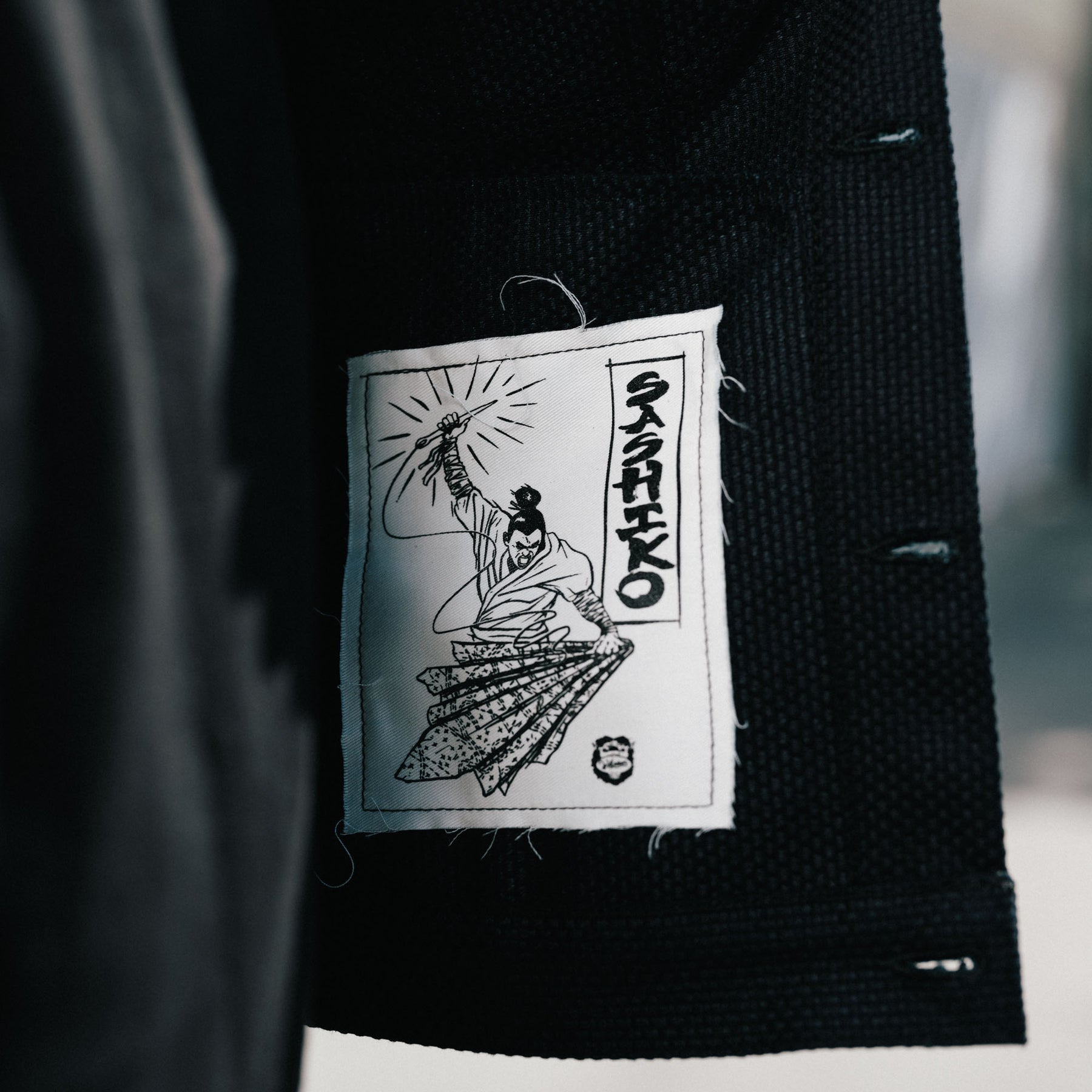 Rogue Territory x Snake Oil Provisions Cruiser Jacket Indigo Sashiko