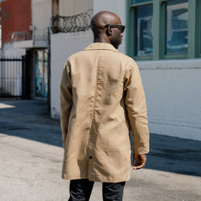 Rogue Territory Trench Coat Dry Wax Canvas Khaki FINAL SALE