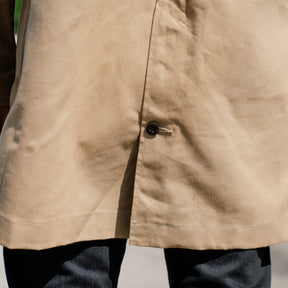 Rogue Territory Trench Coat Dry Wax Canvas Khaki FINAL SALE
