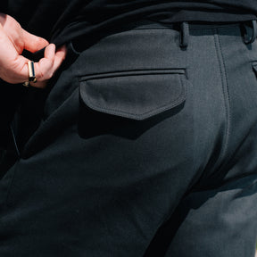 Rogue Territory Officer Trouser High Grey Selvedge FINAL SALE