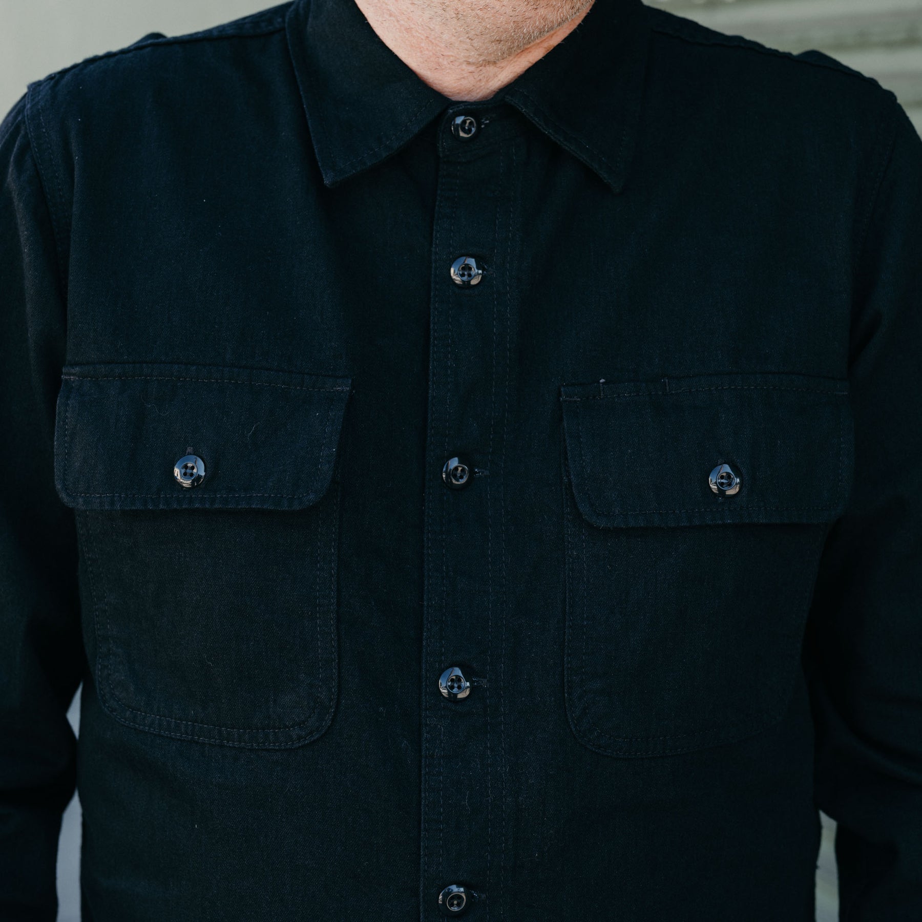 Rogue Territory Field Shirt Rinsed 11oz Stealth FINAL SALE