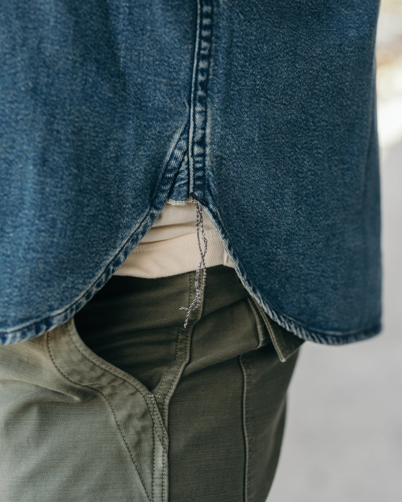 Rogue Territory Field Shirt Washed Out Indigo
