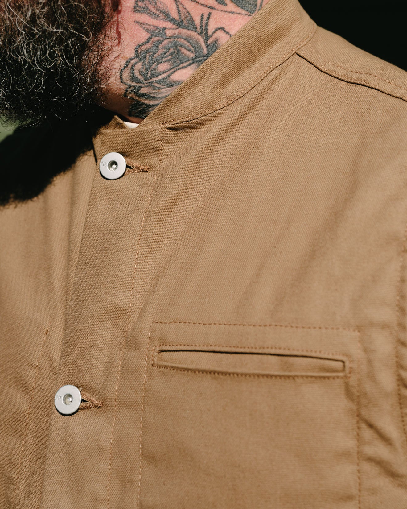 Rogue Territory Supply Vest Dry Wax Canvas Brown FINAL SALE