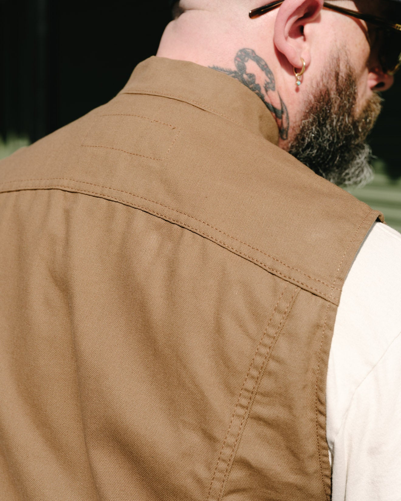 Rogue Territory Supply Vest Dry Wax Canvas Brown FINAL SALE