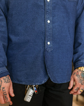 RRL Indigo Oxford Workshirt