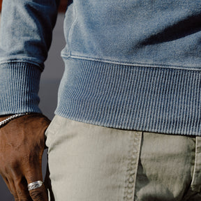 RRL Indigo French Terry Sweatshirt
