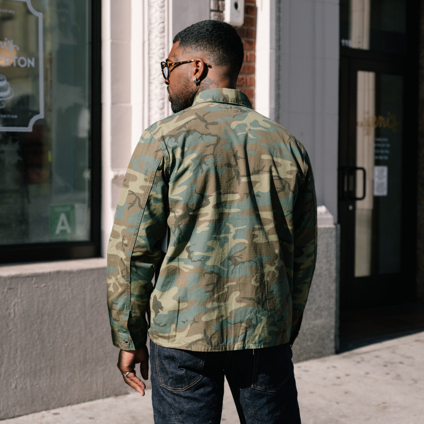 RRL Camo Ripstop Overshirt Camo FINAL SALE
