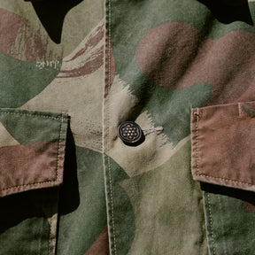 RRL Camo Poplin Overshirt Brush Stroke Camo FINAL SALE