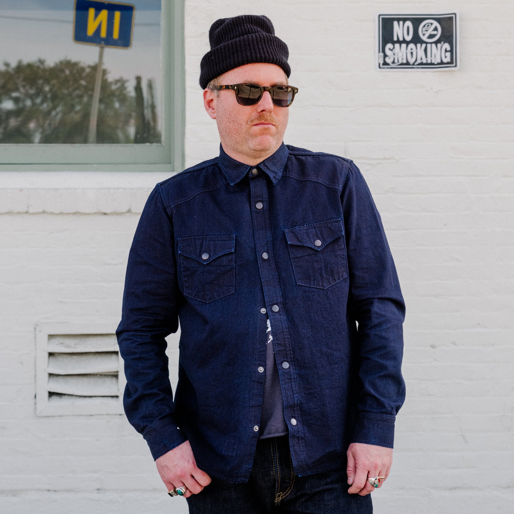 Rogue Territory Western Shirt Rinsed ISC FINAL SALE