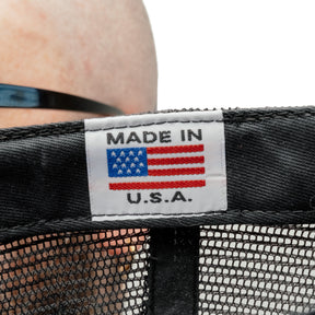 Snake Oil Provisions Los Angeles Palm Key Trucker Hat Black