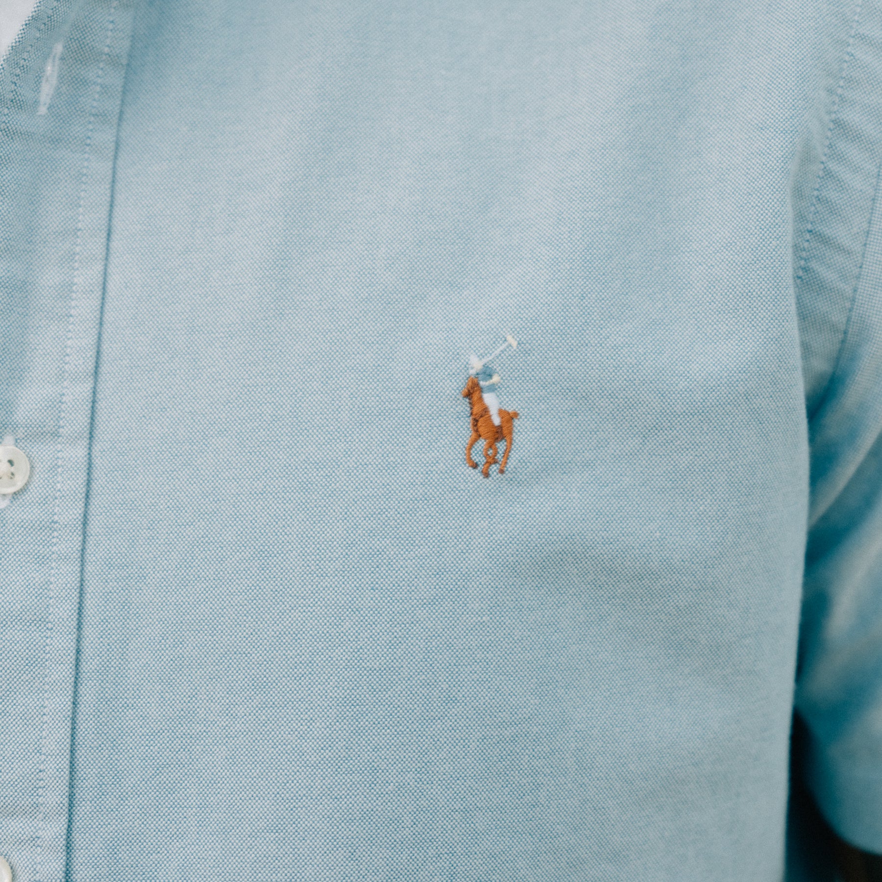 Polo Ralph Lauren Classic Fit Oxford Blue