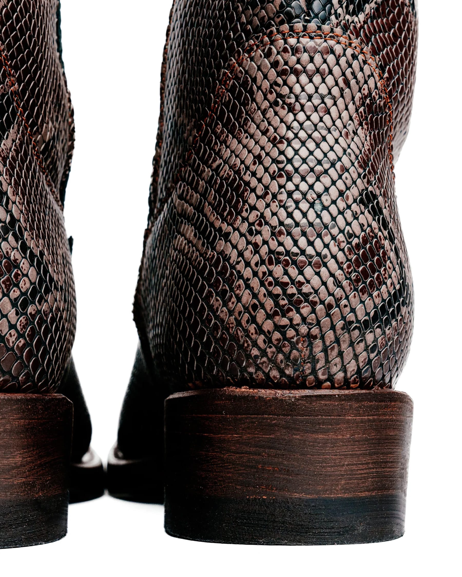 Santa Rosa Brand x Snake Oil Provisions Heartbreaker Boot Brown Snake