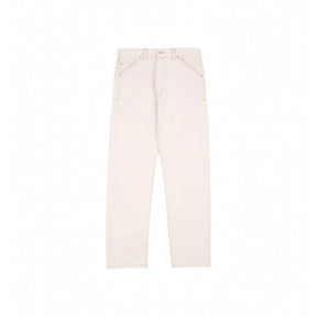Drake's Ecru 12.7oz Selvedge Denim Contrast Stitch Five-Pocket Jeans