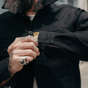 Rogue Territory x Snake Oil Provisions Stealth Sashiko Cruiser Jacket