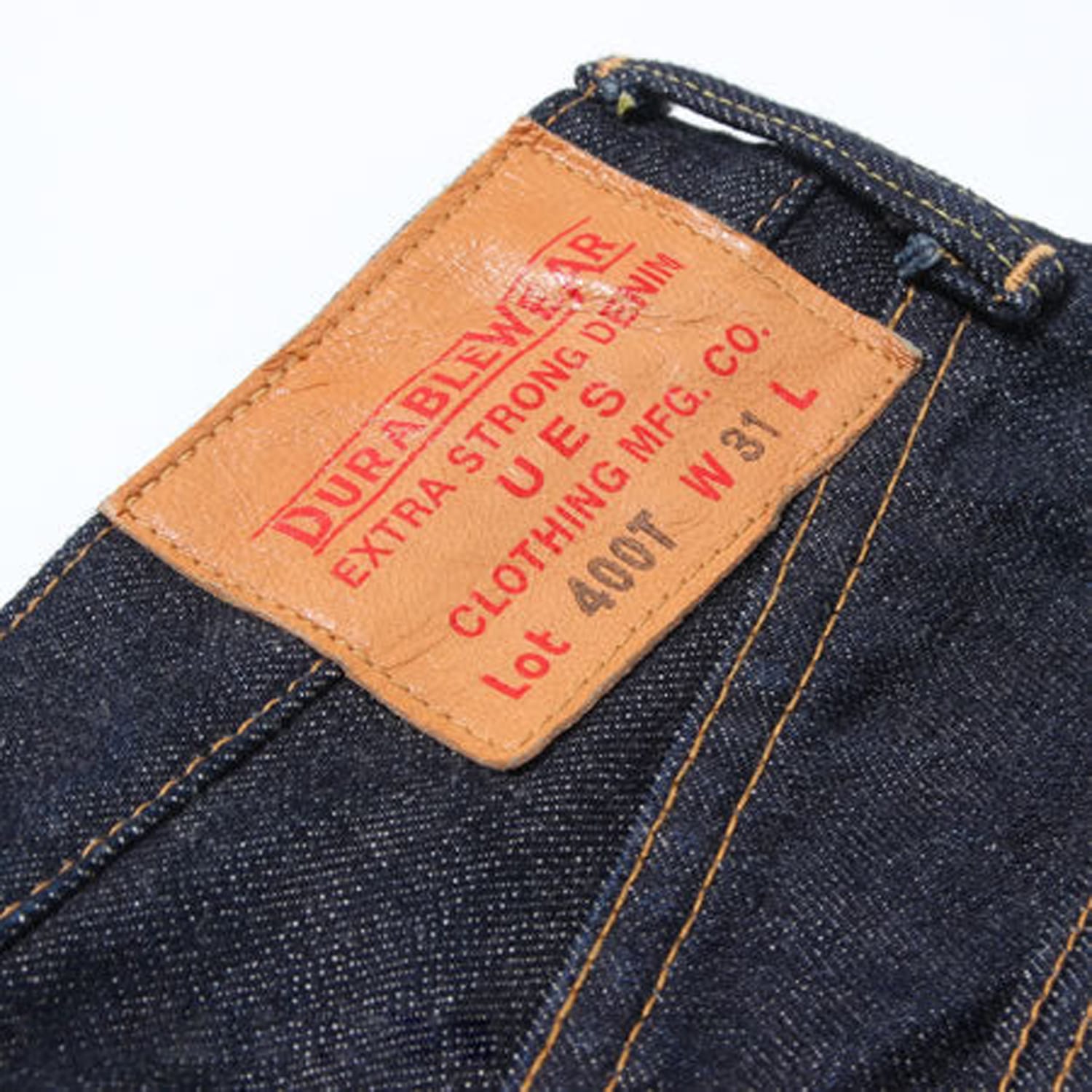 UES 400T Tapered Leg Denim Pants Indigo