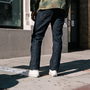 UES 400T Tapered Leg Denim Pants Indigo