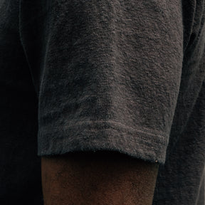 UES No. 8 Slub Nep Short Sleeve T-Shirt Black