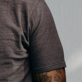 UES No. 8 Slub Nep Short Sleeve T-Shirt Steel Gray