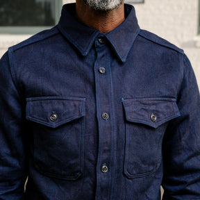 UES Tricotine Shirt Indigo