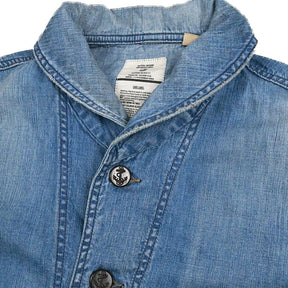 Full Count 2052HW-1 USN Shawl Collar Denim Coverall Hand Wash "Master of Reality"