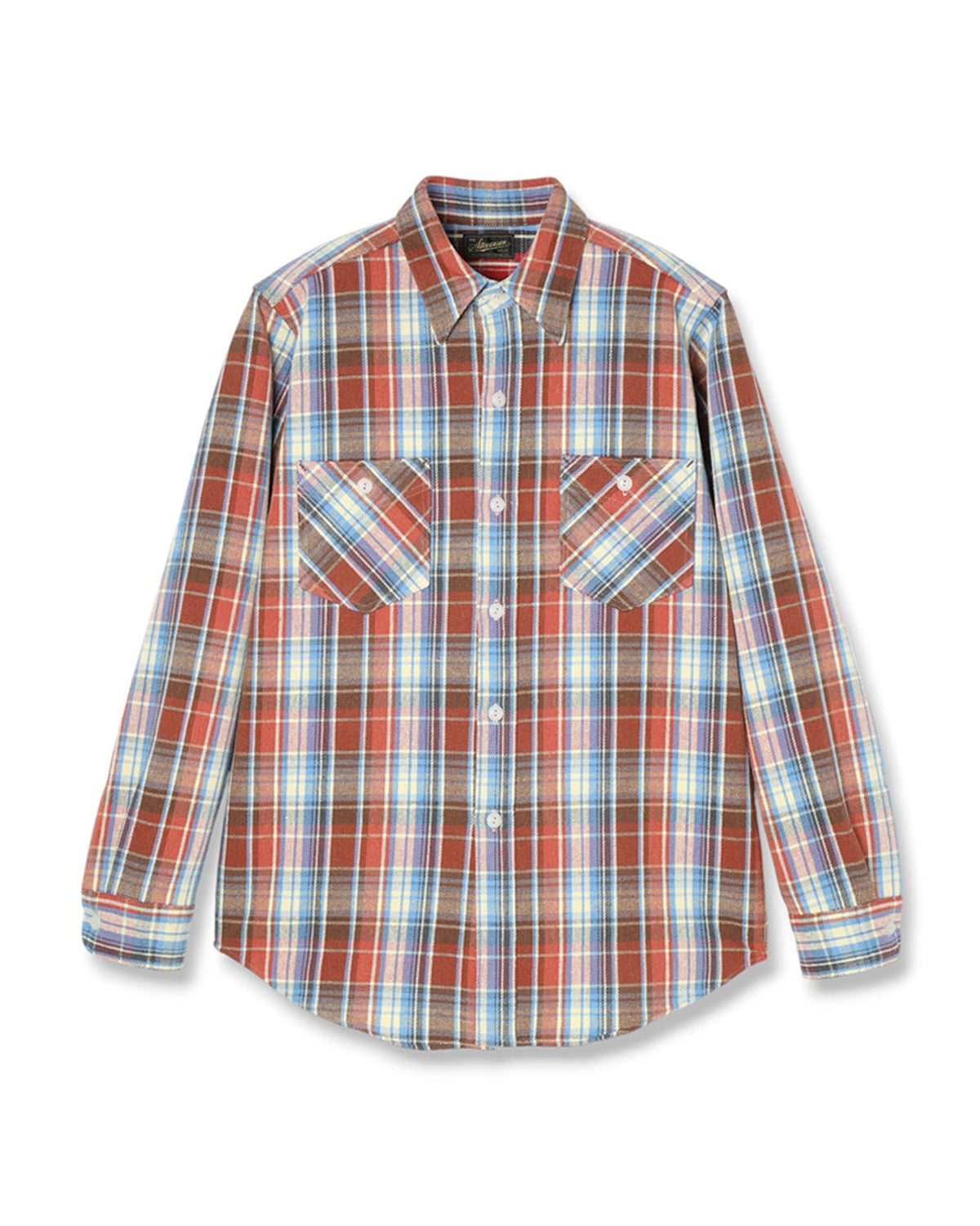 Stevenson Overall Co. Union-Spec Flannel Work Shirt Faded Red Mix