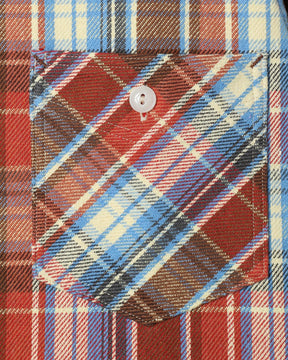 Stevenson Overall Co. Union-Spec Flannel Work Shirt Faded Red Mix