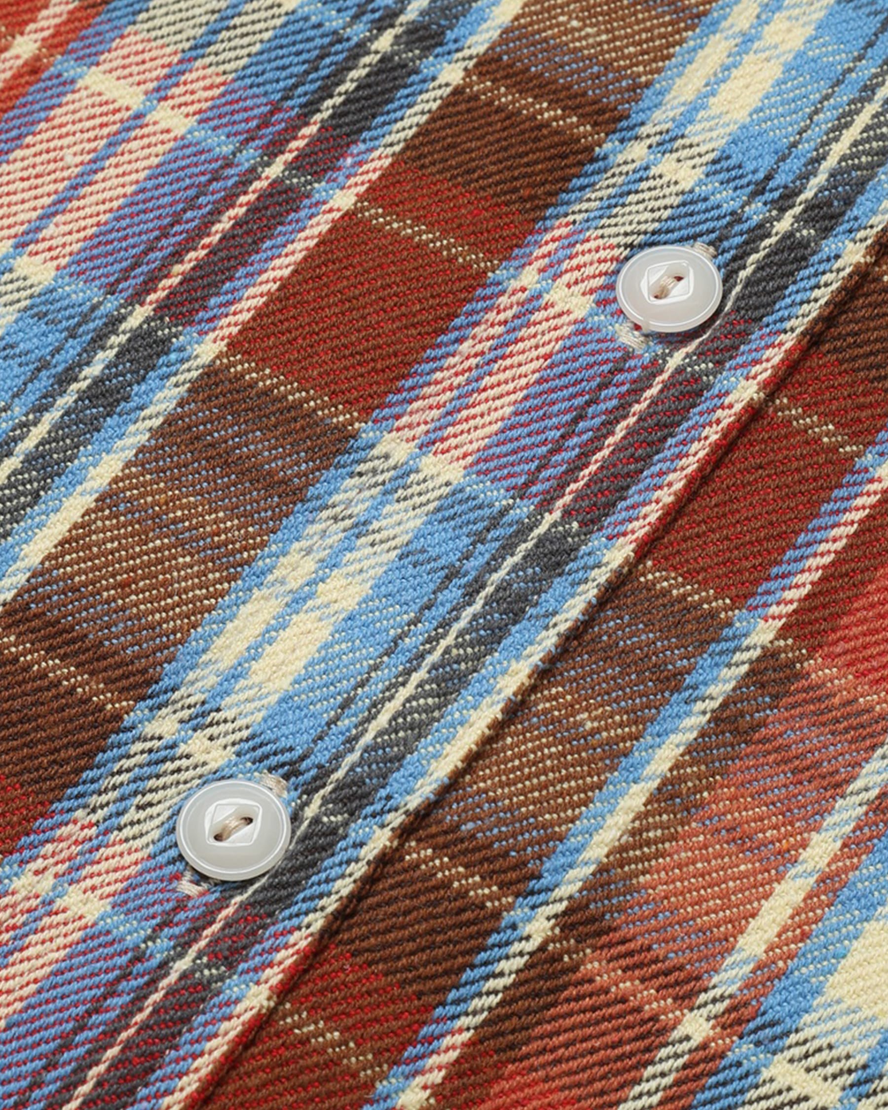 Stevenson Overall Co. Union-Spec Flannel Work Shirt Faded Red Mix